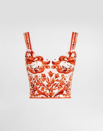 Dolce & Gabbana Bustier - Woman Shirts And Tops Multi-colored 36