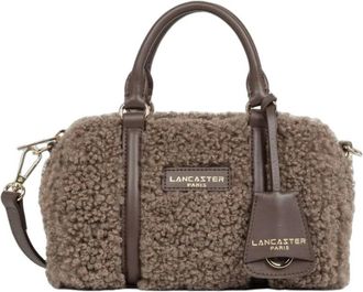 Lancaster Petit Sac Polochon Moumoute - Dames - Tassen - Bruin - Maat: ONE Size Leer