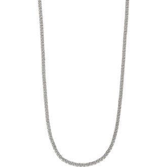 Bony Levy Liora Diamond Tennis Necklace in 18K White Gold at Nordstrom