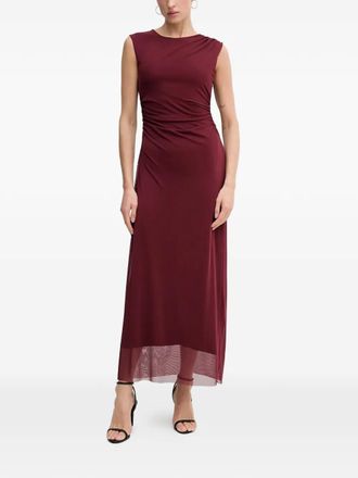 Pedro del Hierro draped maxi dress - Rosso