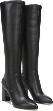 Franco Sarto Katherine Wide Calf High Shaft Boots Womens Boots Black : 8.5 M, Leather