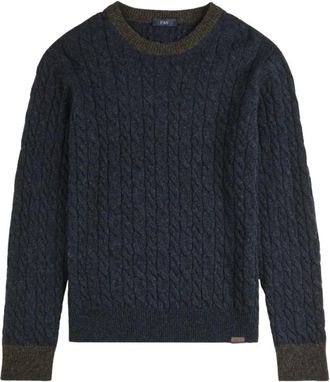 Fay Maglione girocollo - - Knitwear - Uomo - Blu - M