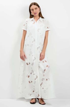 Trina Turk Kon Tiki Maxi Dress in Whitewash at Nordstrom, Size X-Large