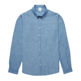 Brooks Brothers Hombre, Camisas, Azul, Talla: S