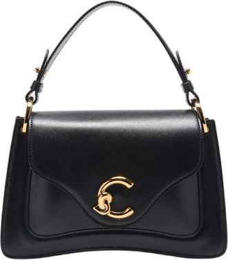 Coccinelle C-Me Calf Cocker Small - Dames - Handtassen - Zwart - ONE Size - Leer - Tassen
