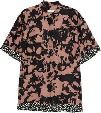 Dries Van Noten Cassidye Short Sleeves Print Shirt