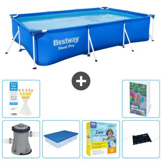 Bestway Piscina Bestway Steel Pro Rectangular - 300x201x66 Cm - 7-piezas S234