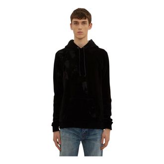 Saint Laurent Hombre, Sudaderas, Negro, Talla: L