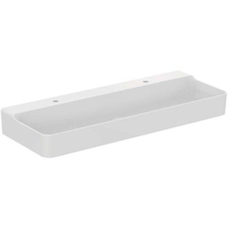 Ideal Lavabo Conca 1200x450x165mm Blanco 2 Orificios Para Grifer&iacute;a, Sin Rebosadero Ideal Standard