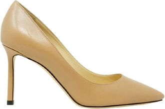 Jimmy Choo London 85 Romy Leather Pumps, Brand Size 35 ( US Size 5 )