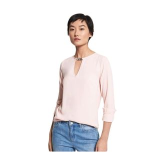 Michael Kors Stylish Sweatshirt - female - Michael Kors - Blouses - Pink - XS - Blouses & Shirts