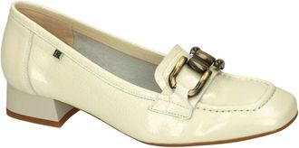 Fluchos Schoenen, Dames, Wit, 36 EU, Leer, GIA Loafer Pump