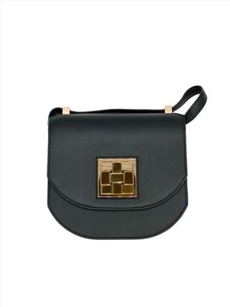 Hermès Pre-owned Womens Hermès Mosaic Shoulder Bag - 10s - Black Leather - One Size