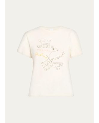 Re/Done Janes Bar Classic Tee