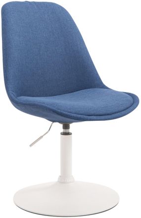 Clp Silla De Comedor Maverick En Tela Azul Blanco