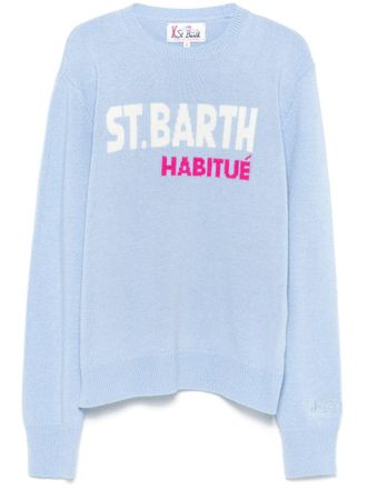 MC2 Saint Barth New Queen sweater - women - Wool/Viscose/Polyamide/Cashmere - S - Blue