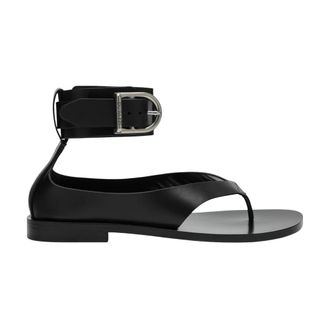 Durazzi Milano Flat Sandals, female, Black, Size: 10 US Ankle Laces Sandals