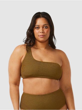 Rip Curl Sunshine One Shoulder Top Bikini Top gr&uuml;n