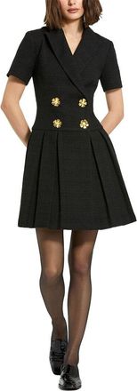 Mac Duggal Tweed Blazer Mini Dress