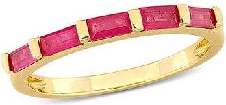 Rina Limor 10K 0.85 Ct. Tw. Ruby Ring