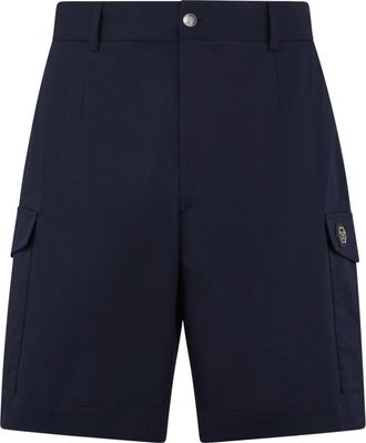 Philipp Plein Cargo Shorts - Heren - Korte Broeken - Blauw - S - Katoen - Korte Broeken