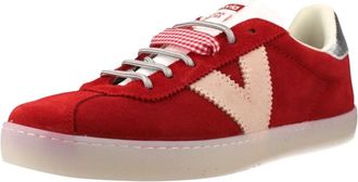 Victoria Berlin Serraje - Dames - Sneakers - Rood - 39 EU - Leer - Schoenen