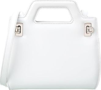 Ferragamo Wanda Mini Leather Clutch