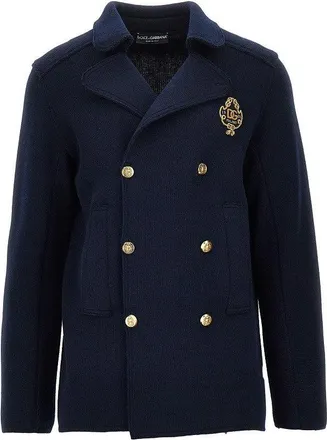 Dolce & Gabbana Knitted double-breasted jacket Man M