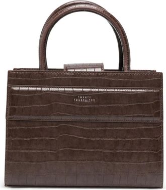 Twentyfourhaitch Serane Mini Tote Bag - Bags - Mujer - Marr&oacute;n - ONE SIZE