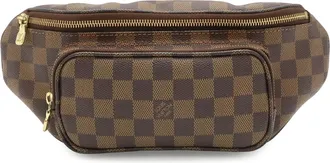 Louis Vuitton Brown Pvc Coated Canvas Fanny Pack Sling Bag (Pre-Owned)