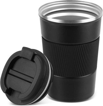 OEM Taza T&eacute;rmica Para Caf&eacute; De 380 Ml - Taza De Viaje Reutilizable Y Aislante De Acero Inoxidable
