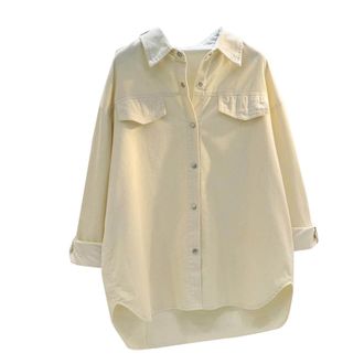 Generic Corduroy Shirts for Women UK Sale Clearance Button Down Shirts Loose Fit Roll Up Long Sleeve Tunic Top Casual Blouse Tee Ladies Tops Fall Winter Cloth