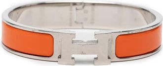 Herm&egrave;s Pre-owned Hermes Narrow Enamel Clic H Bracelet PM Ladies BOQP8LEKPYOE398R