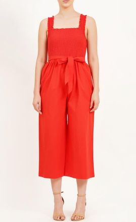 Leota Janet Cropped Jumpsuit in Red at Nordstrom, Size Xx-Large