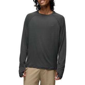Prana Sol Shade Long Sleeve Performance T-Shirt in Shadow at Nordstrom, Size X-Large