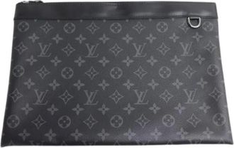 Louis Vuitton Pre-owned Clutches, male, Black, Size: ONE SIZE Pre-owned Clutch bag, Pochette