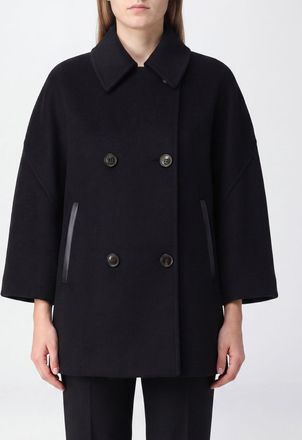 Max Mara Cappotto doppiopetto in puro cashmere con lunghezza al ginocchio