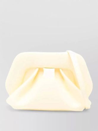 Themoir&egrave; small fabric clutch gathered detail