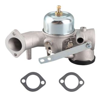 Infinite Carburador De Metal Plateado Para Motores De 12 Hp - Modelos 491031, 490499, 491026, 281707 - Juego Completo Con Juntas