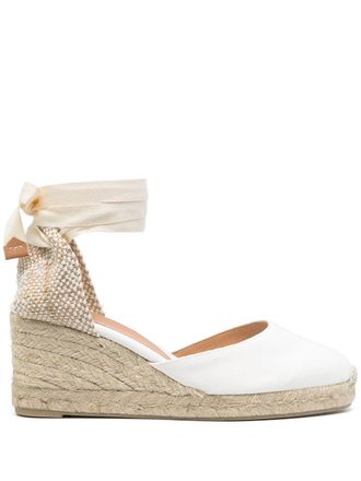 Castaner Carina wedge-heel espadrilles - White