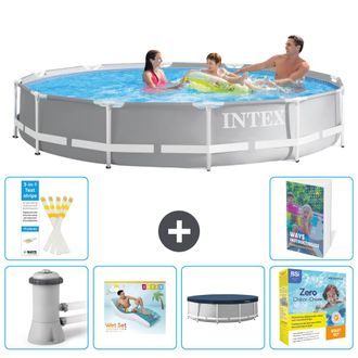 Intex Piscina Prism Frame Redonda - 366x76 Cm - 7-piezas S291