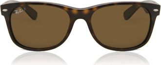Ray-Ban RB2132 New Wayfarer Polarized 902/57 Mens Sunglasses Tortoiseshell Size 55