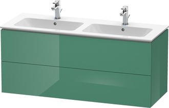 Duravit Duravit L-cube Mueble De Pared, 2 Cajones, Ancho: 1290mm, Para Me By Starck 233613, Color: Jade Laca Alto Brillo - Lc625800303
