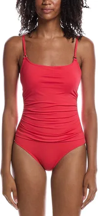 Anne Cole Shirred Mallot One-Piece