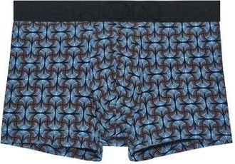 HOM Aloys Boxer Briefs in Dark Grey Print at Nordstrom, Size Xx-Large