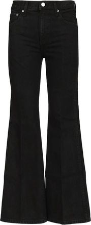 Khaite Clara Cropped-Flare Jeans - Dames - Flared Jeans - Zwart - W26 - Katoen - Jeans