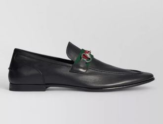 Gucci leather loafers