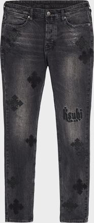 Ksubi Men & apos;s D-Van Winkle Slim Fit Black Denim Jeans