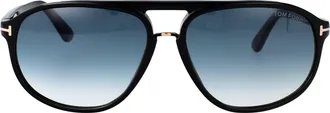 Tom Ford Oval Sunglasses Ft0447 01 P