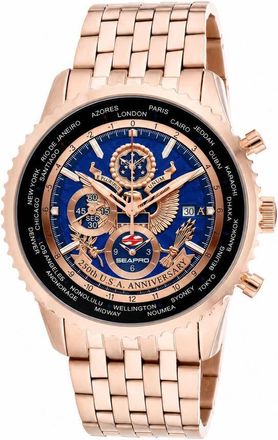 Seapro 250Th Anniversary Meridian Blue Dial Mens Watch SP7321L